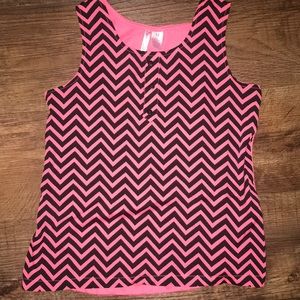 pink chevron top
